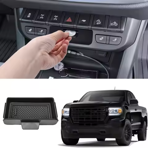 Center Console Storage Drawer for 2015-2022 Chevy Colorado/GMC Canyon SLE/SLT/Denali Car Hidden Coin