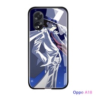 Hpcase Ốp cho OPPO A18 A38 chống sốc Anime cho cô gái phụ nữ thám tử Conan trường hợp đóng Kid Phant