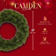 พวงหรีดคริสต์มาส Camden Spruce - Christmas Wreath | H 60 cm.