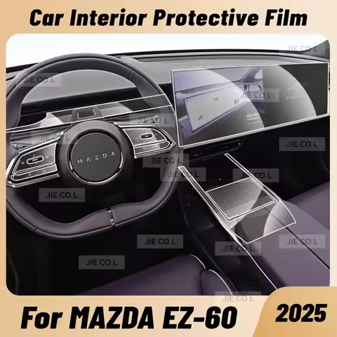 Anti-scratch Car Interior Center Console Media Dashboard Navigation Transparent TPU Protector Film F