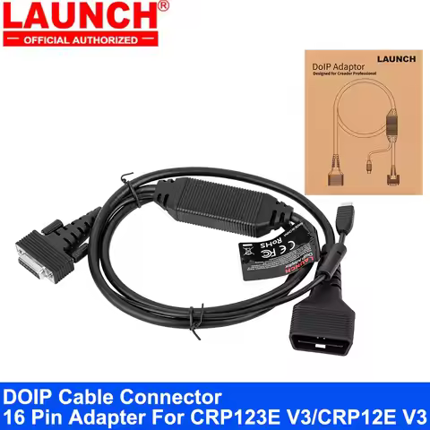 LAUNCH X431 DOIP Cable Connector 16 Pin Adapter For CRP123E V3.0/CRP123I V3.0/CRP129E V3.0/CRP129I V