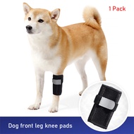 Xuderong Dog Knee Pad Front Leg Muffs Senior Dog Auxiliary Support Injury Recovery Strap Velcro Smal
