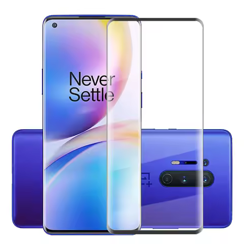For Glass Oneplus 8 Pro Tempered Glass Screen Protector 3D Full Curved Cover One Plus 8 Pro Protecti