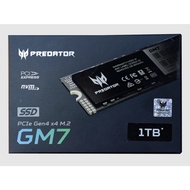 Acer Predator GM7 M.2 2280 PCIe Gen 4 x4 NVMe 2.0 Internal SSD / 512GB / 1TB / 2TB / 4TB Performance
