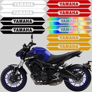 For YAMAHA NMAX V2 V1 XMAX 300 Aerox V1 V2 155 TMAX 560 530 Y15ZR Y16ZR LC135 Motorcycle Reflective Sticker Yamaha Emblem Shock Absorption Suspension Mudflap Decal Accessories