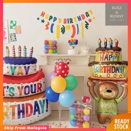 Ins Baby Birthday Decoration 0-9 Number Party Backdrop Balloon Decoration Foil Balloon Cute Birthday