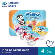 Pino Es Serut Buah 1 Bag (Isi 4 Cup) 50 mL - Anggur Strawberry Jeruk