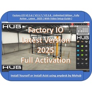 Factory I/O V2.5.6 / V2.5.7 / V2.5.8 , Unlimited Edition , Fully Active , Latest , 2025 ( With Video