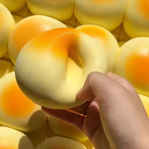 Soft Bread Squishy Dumpling Squishy Anti Stress Fidgets Toys Office Desk Accessories Dektop Ornament