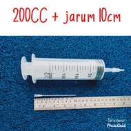 Jumbo 200cc 200cc 200ML LARGE SPET SYRINGE Perfume Injection - Refill Injection PRINTER Long Needle 