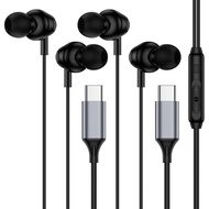 Fon Telinga Jenis C Berwayar untuk Google Pixel 10a 10 Pro XL 10 9a 9 8 7 6, Fon Telinga USB C Berwa