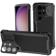 For Galaxy S25 S24 S23 Ultra IP54 Waterproof Aluminum Metal Magnetic Phone Case Shockproof Protectio