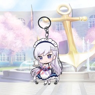 GANTUNGAN Azur lane belfast 04 Anime Keychain - Keychain - Key Chain - Souvenir - Anime