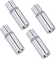 FOCMKEAS 4 Pieces 14mm(9/16") Deep Socket, 1/4 Inch Drive, 6-Point, Metric, Heat Treated CR-V Steel 