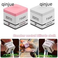 QINJUE TP7500 Billiard Chalk, Pink/Grey Fine Powder Snooker Neutral Pool Chalk,  Square Non-slip Bil