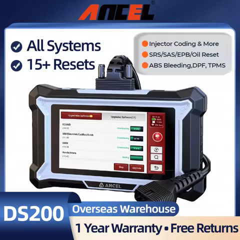 All System OBD2 Scanner 15+ Reset Functions Lifetime Free Updates 10000+ Models Automotive Diagnosti