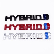 3 Styles 3D HYBRID Car Logo Stickers Refitting Metal Emblem Badge Decal Auto Accessories For Toyota 