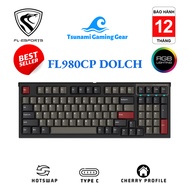 FL-Esports FL980CP Dolch Mechanical Keyboard | USB | Kailh Box Switch | Led RGB | Sound absorbing cu