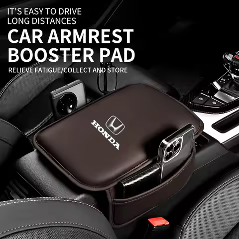 Car Armrest Box Mat Stowing Tidying Cushion Protective Pad For Honda Civic Fit Accord City Vezel CR-