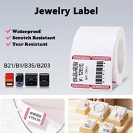 Jingchen B1/B21/B3S/B203 Jewelry Tag Label Paper Jewelry Jade Self-adhesive Label Paper