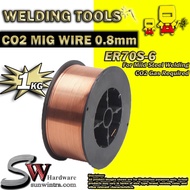 SW Hardware CO2 MIG WIRE COIL 1kg x 0.8MM (Suitable for All MIG Welding Machine) MIG Welding Wire Fo
