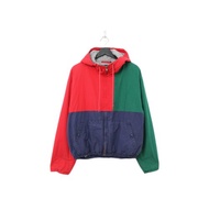 Back to Green-秋冬外套 POLO 拼接撞色連帽外套 c-05/vintage
