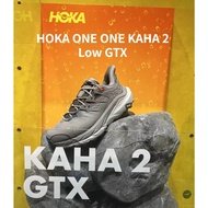 HOKA ONE ONE KAHA 2 Low GTX low-top hiking waterproof cushioning and wear-resistant sports leisure outdoor functional shoes New men and women