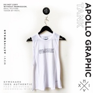 Gymshark White Graphic TankAPOLLO (Women's)