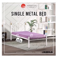 JAMILA SINGLE METAL BED FRAME (DELIVER WITHIN 3-5 WORKING DAYS)