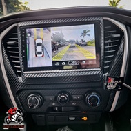 D-MAX 2020-2025 3D Sticker Genuine Carball Pattern Scratch-Resistant Front Console