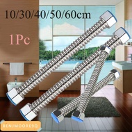 BENJMOORE9Q G1/2" Water Heater Connector Thickened Stainless Steel Durable Home Plumbing