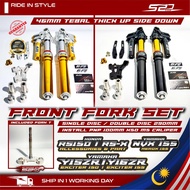 Front Fork Set GFE RS X Y15 Y16 NVX Included Fork T 46MM Tebal USD Single / Double Disc Heavy Duty H