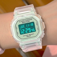 New Fashion Transparent Electronic Watch LED Digital Watch Ladies Sports Waterproof Electronic Watch Candy Color Student Gift Clock