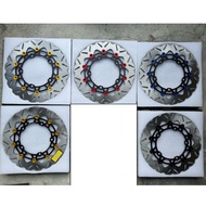 CNC Disc Plate Front Xmax 250/300 Disk Depan Size 300mm Thick 4.00mm Piring Disk Ready Stock