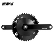 WEAPON D24 Track crankset for fixie bike | Fixed gear bike | Single speed bike - Disc track crankset