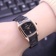 Promo Jam Tangan Wanita Fossil Anti air Rantai Stainless steel Tanggal aktif Free Box Dan Baterai Ca