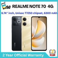 Realme Note 70 4G | 6+12/128GB |  6.74″ display, Unisoc T7250 chipset, 6300 mAh | 2 Year Official Wa