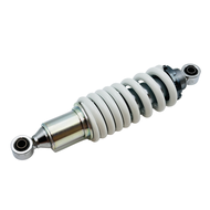 280 มม.ด้านหลัง Air Suspension Damper Shocks Struts สำหรับ รถจักรยานยนต์ Rear Shocks Struts สีขาว