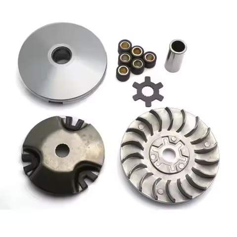 1E40QMB 50cc Variator Weight Rollers Fan for YAMAHA JOG 50 Vino Minarelli 18mm Boss Motorcycle Scoot