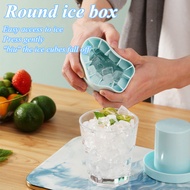 Cylindrical Ice Box Silicone Ice Tray Mold Ice Cup Ice Cube Box Ice Cube Mold Refrigerator Ice Tray Ice Box Ice Bucket Homemade Crushed Ice Maker Mini