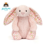 ชุดของขวัญ Jellycat Berry Bunny Blossom Cream Bunny Berry Sablon Bunga Plush Plushie Sayang