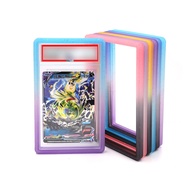 13.97 x 8.5 cm Gradient Color Glitter Slab Guard For PSA 35 PT Graded Guard Bumper Guard Graded Card