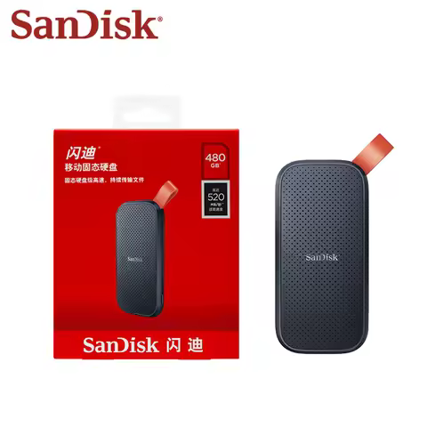 SanDisk E30 Portable SSD USB 3.2 Gen2 800MB/s External Solid State Drive 1TB 2TB Type-C Drop Proof f