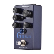 MOSKYAUDIO Guitar Effects Pedal G III BLUE Purple Channel Preamp/Overdrive/Distortion Pedal Guitar B