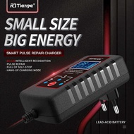 Ultra-Thin 6V 12V Charger ASE Adapter Cable Car Battery Charger Motorcycle Lawn Mower