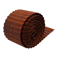 (CSID) 6 Inch X 20 FT Lawn Edging Borders Corrugated Galvanized Garden Edging Border Landscape Edgin