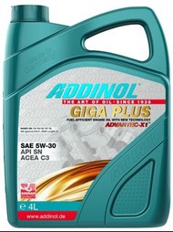 FAC 全新行貨 德國 ADDINOL GIGA Plus 5W30 頂級高性能全合成機油 (德國龍) not Motul Yacco Castrol