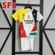 【SFS】 Top Quilty 2025 kids Jersey Cristiano Ronaldo 7 Commemorative Edition Soccer Football Jersey T