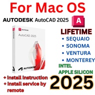FOR MAC only AUTOCAD - ACAD 2025 2024 - DOWNLOAD LINK - INSTALL SERVICEs