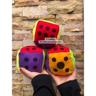 Flannel Dice | Jumbo Snakes and Ladders | Pillow Dice size 10x10